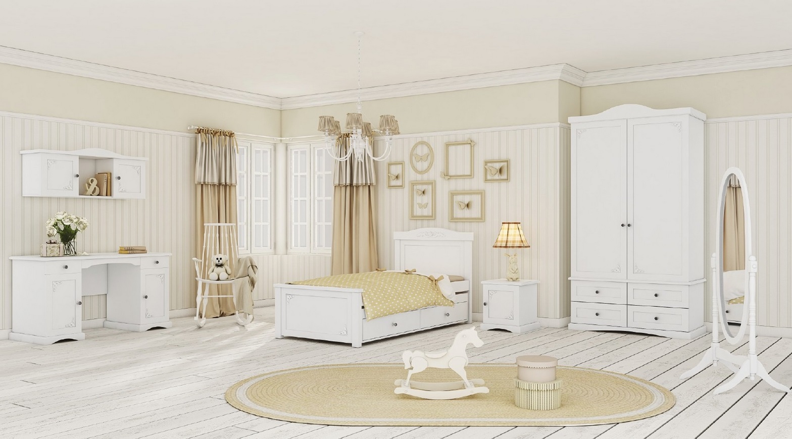 מיטת ילדים מעוצבת אמילי